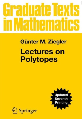 Lectures on polytopes | Uniandes
